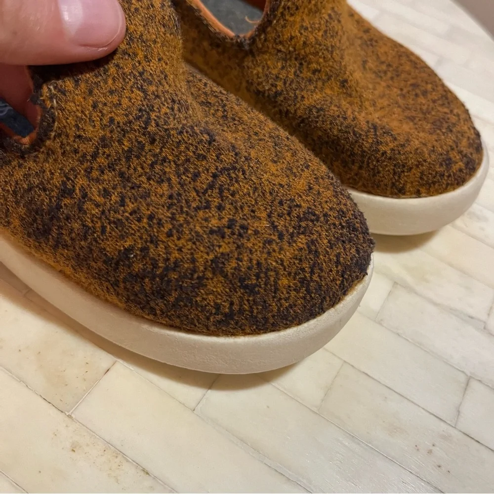 allbirds Kids Slip-On Shoes in Brown and Black